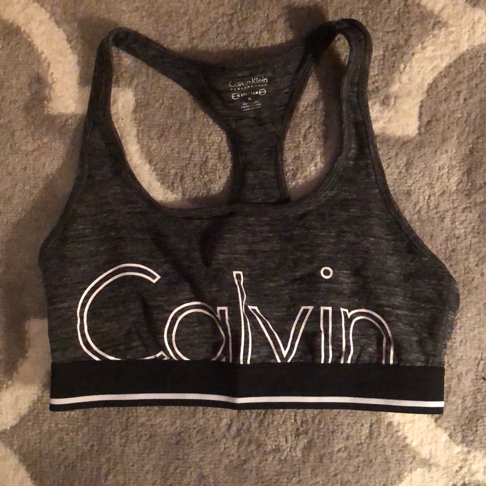 Calvin Klein racerback sports bra